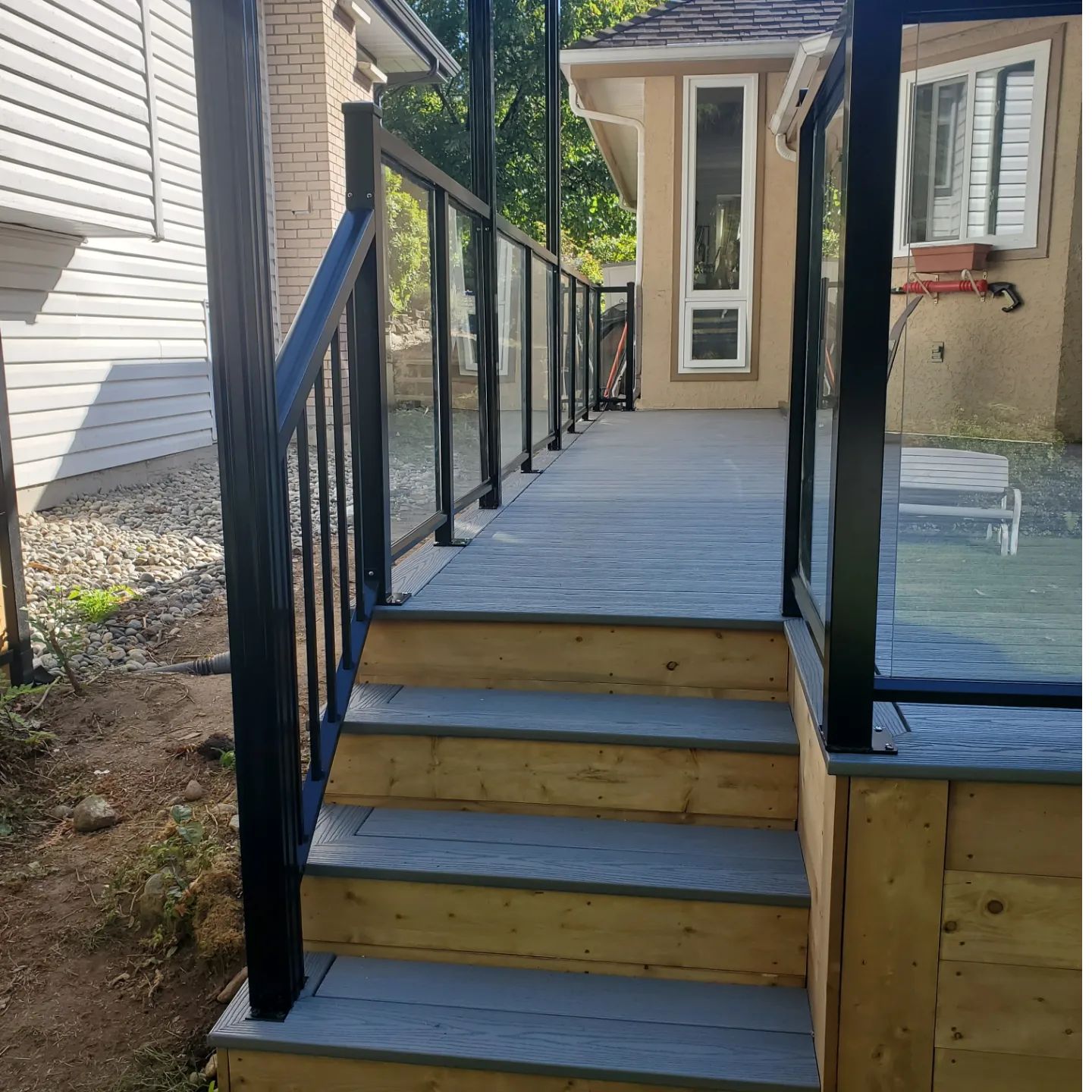 Waiting to Install Deck Stairs